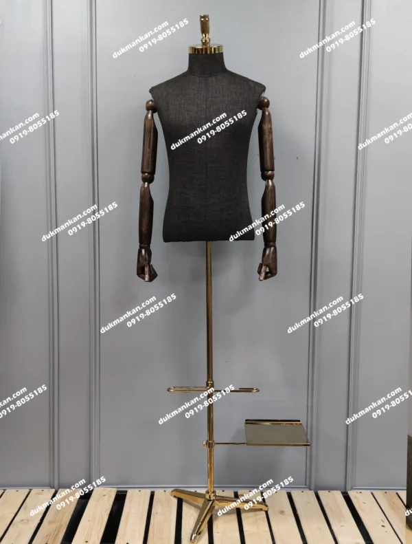 مانکن نیم تنه سه پایه فلزی