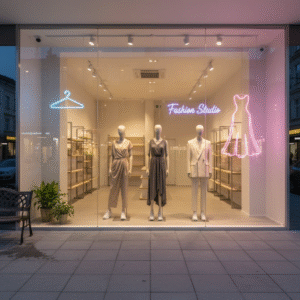 ایده ویترین فروشگاه لباس
