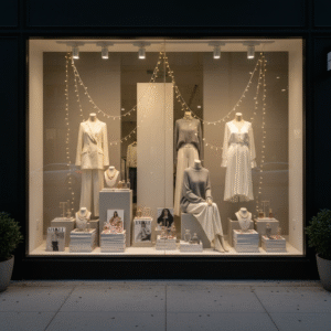 ایده ویترین فروشگاه لباس