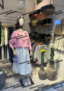 مانکن نیم تنه زنانه حرفه ای مخصوص ویترین و فروشگاه های پوشاک زنانه 