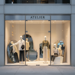 اینه دکوراتیو برای ویترین فروشگاه